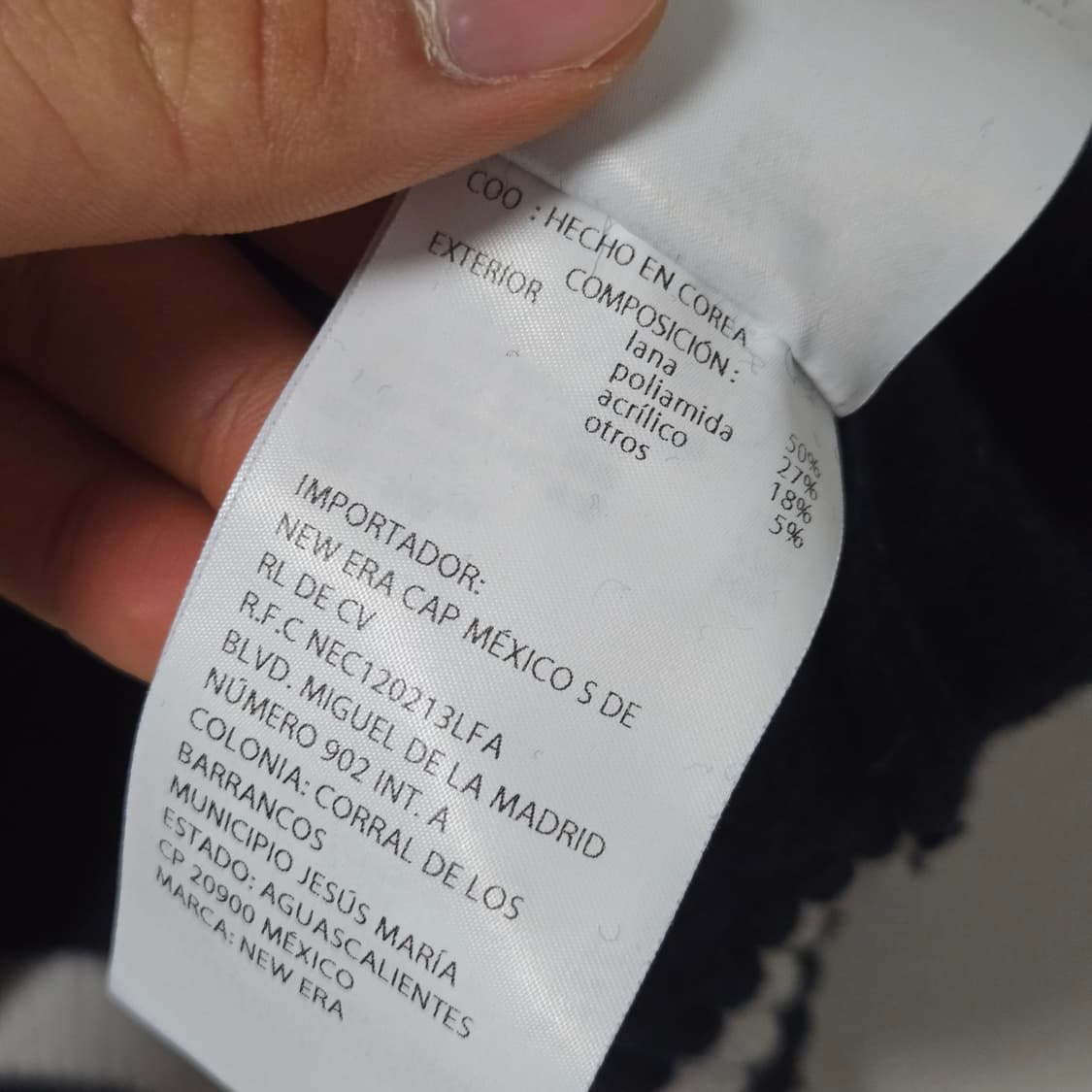 뉴에라 빅로고 울 니트/ 남성 니트 / 남자 니트  상품이미지4