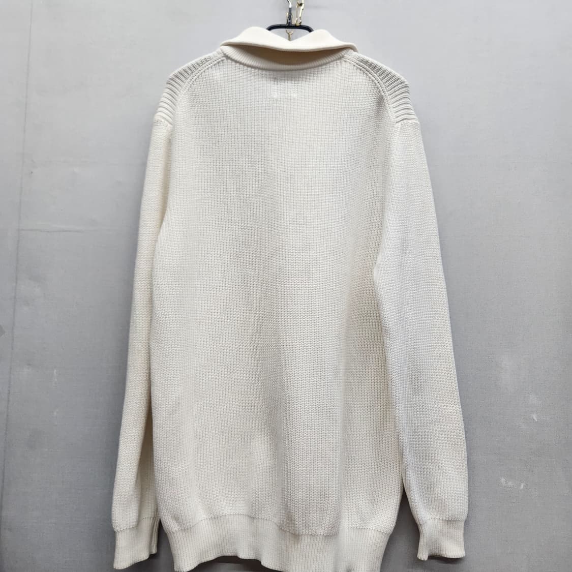 자라 ZARA 반집업 코튼 니트 L(XL) 상품이미지4