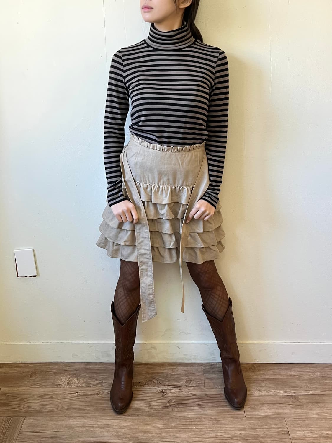 SPICK and SPAN 스트라이프 터틀넥 상품이미지6