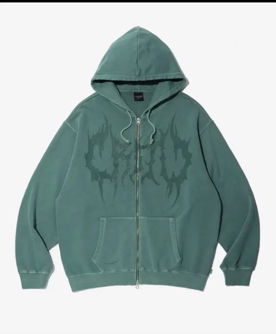 CRITIC 크리틱 로고 프린팅 후드집업 상품이미지1