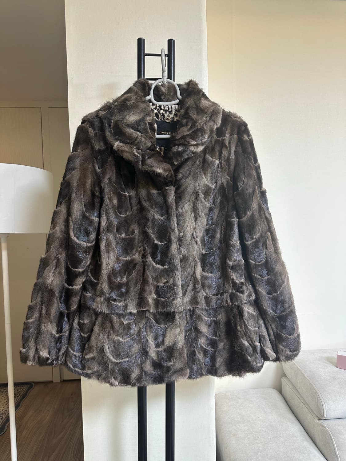 CROCODILE 크로커다일 여성 밍크 코트-95사이즈 상품이미지3