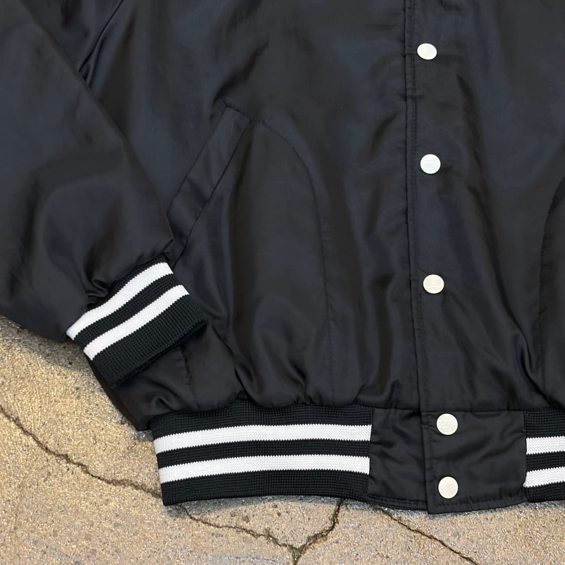 레어 90s Made in USA 빈티지 미키마우스 사틴 자켓 패딩자켓 상품이미지8