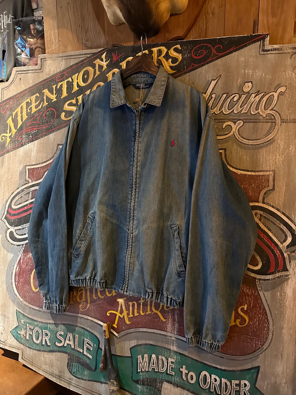 80s USA Polo Ralph Lauren Denim Jacket 상품이미지3