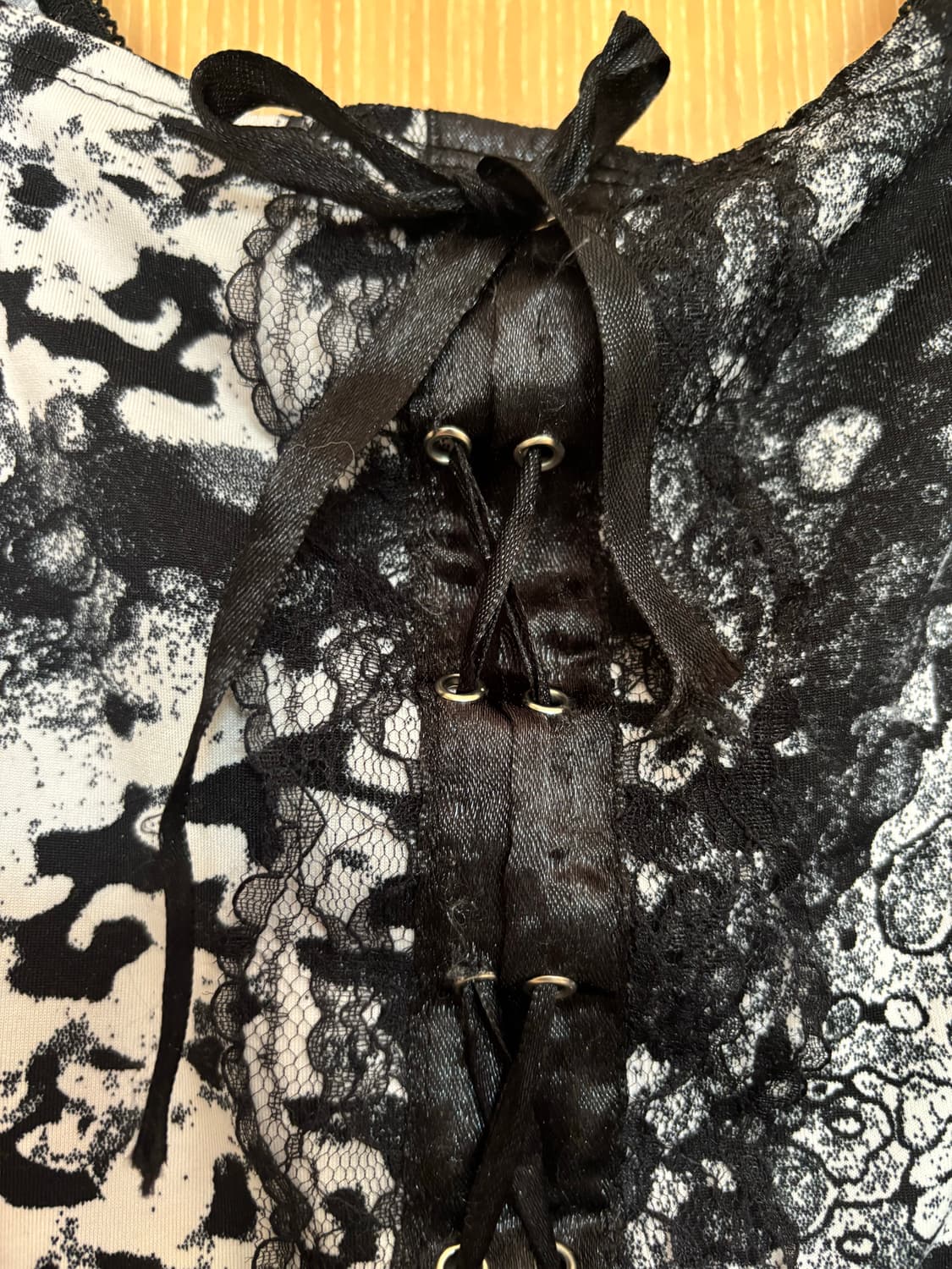 y2k 갸루 레이스업 뷔스티에 / 코르셋 탑 상품이미지5