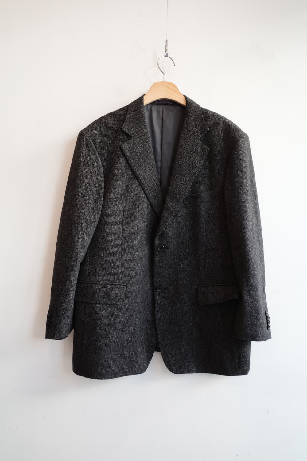 Japan brand 캐시미어100 헤링본 자켓 상품이미지1