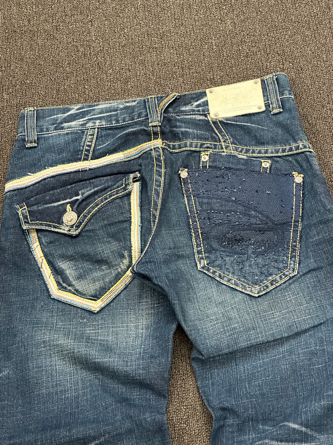 30)레드페퍼 빈티지 y2k 자수 디테일 데님팬츠 상품이미지6