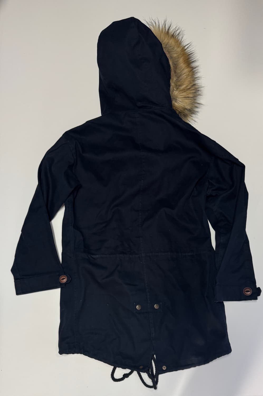 프리즘웍스 후드 야상 자켓 네이비 M 상품이미지2