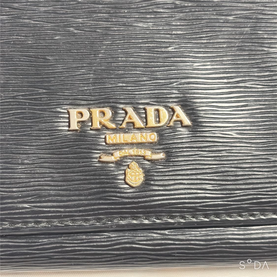 프라다 사파이노 반지갑 블랙 상품이미지2