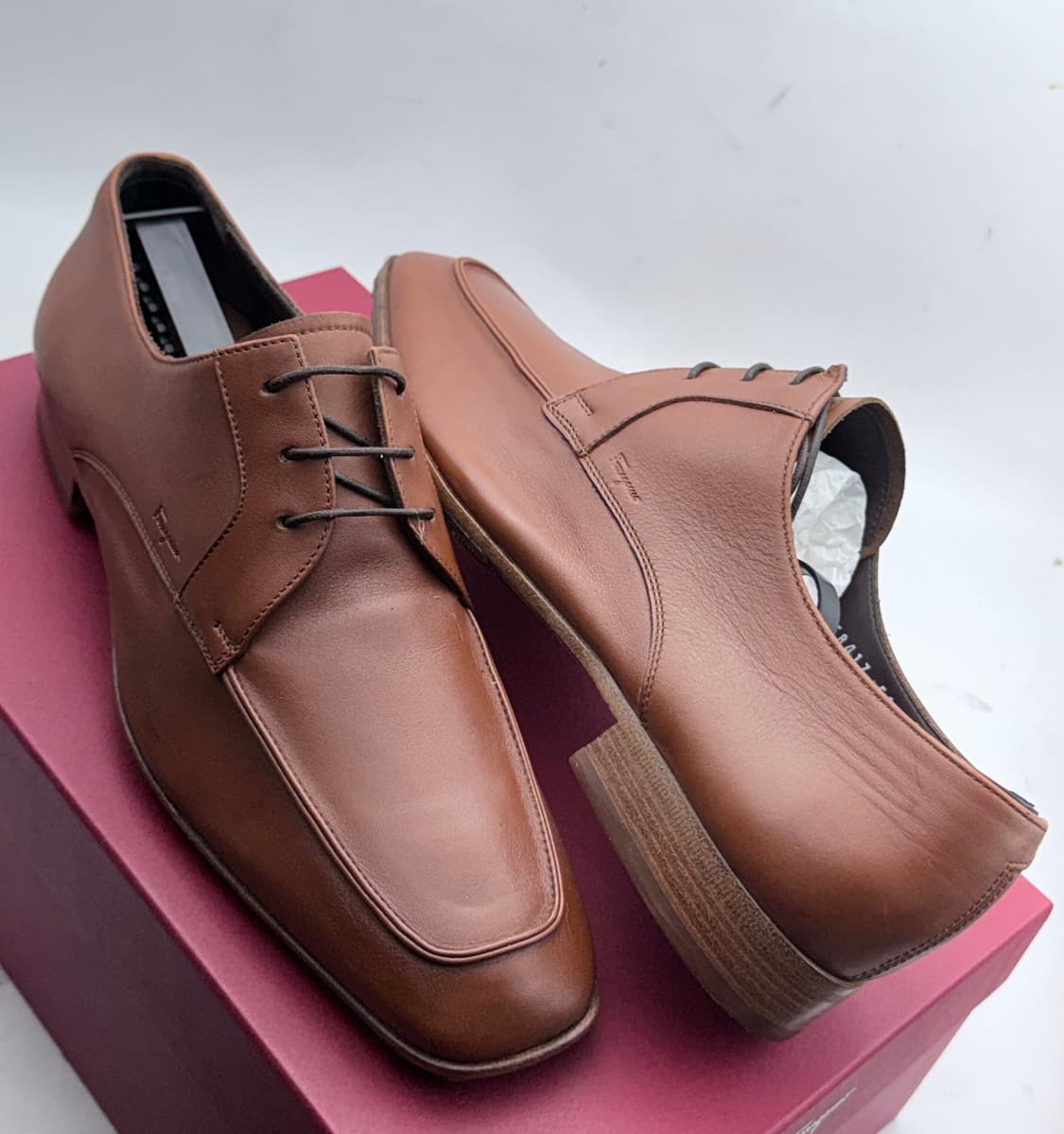 정품)페라가모 구두265 상품이미지4