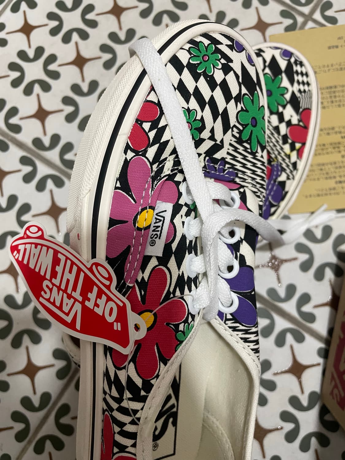 반스 어센틱 플라워 체크  상품이미지5