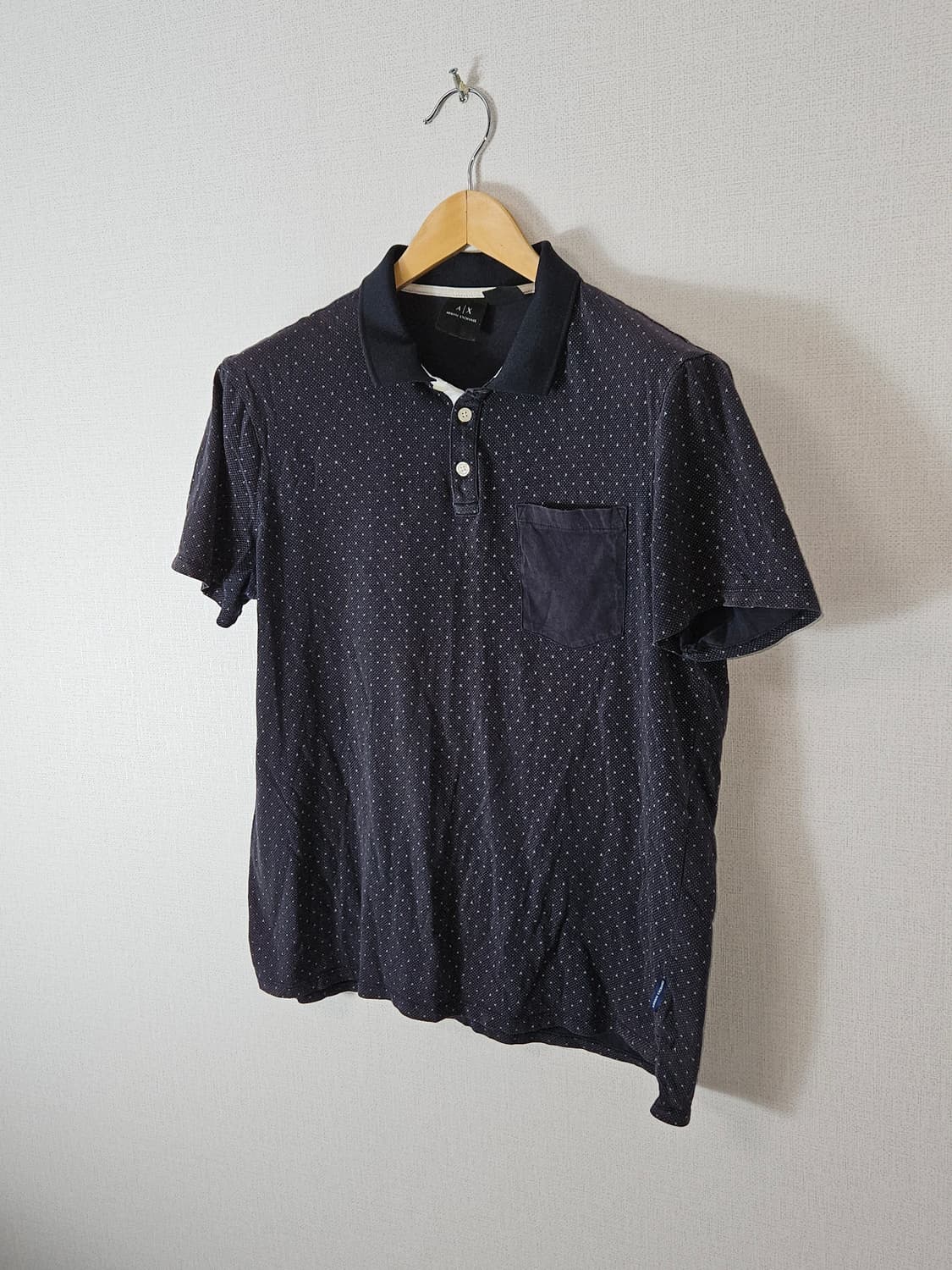 아르마니 익스체인지 스포츠 폴로 카라티 반팔 피케 L 남성 (큐알정품) 상품이미지1