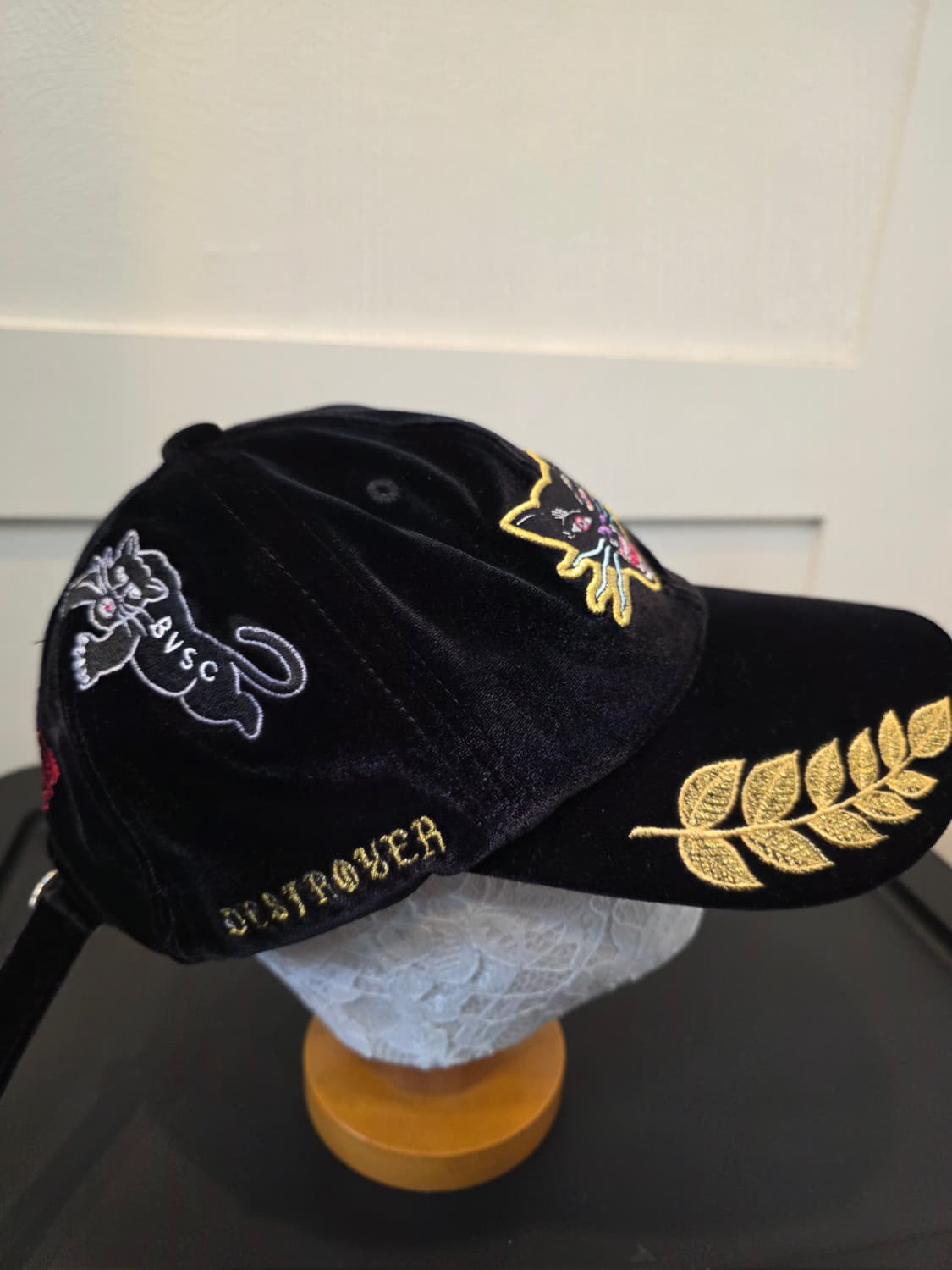 시티그마 블랙팬서 벨벳 베이스볼 선캡 상품이미지4