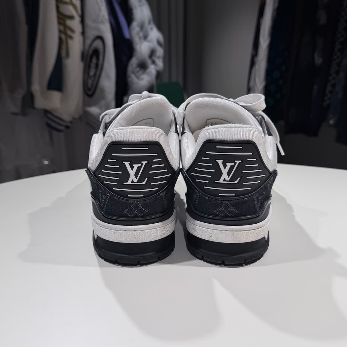 (A+/9.5) / 루이비통 LV 트레이너 스니커즈 블랙 상품이미지5