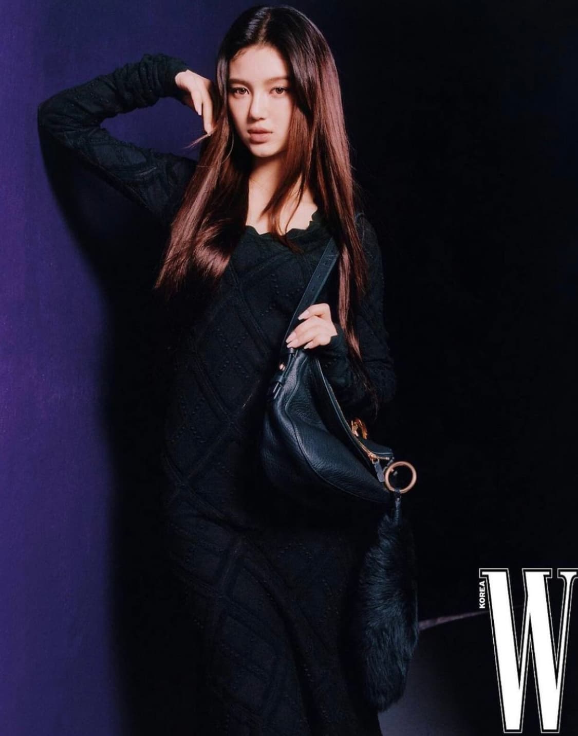 (L)버버리 23FW 자카드 울 니트 원피스 딥그린 상품이미지1