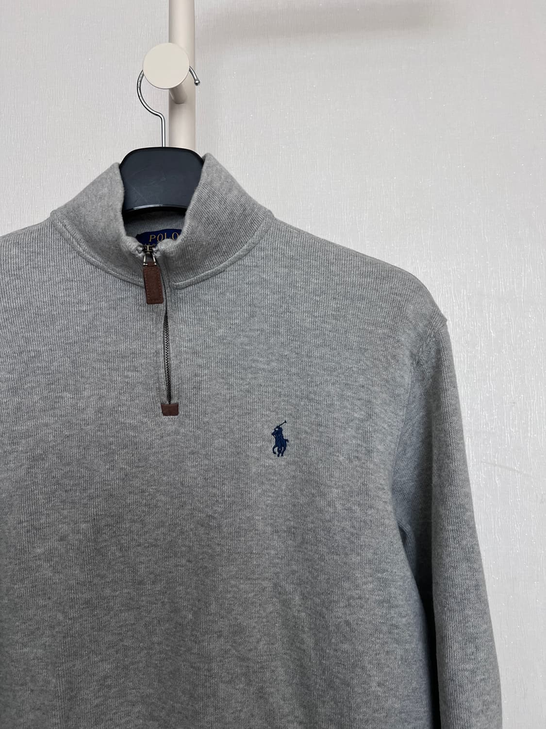 Polo Ralph Lauren Grey Half-Zip Cotton S 상품이미지2