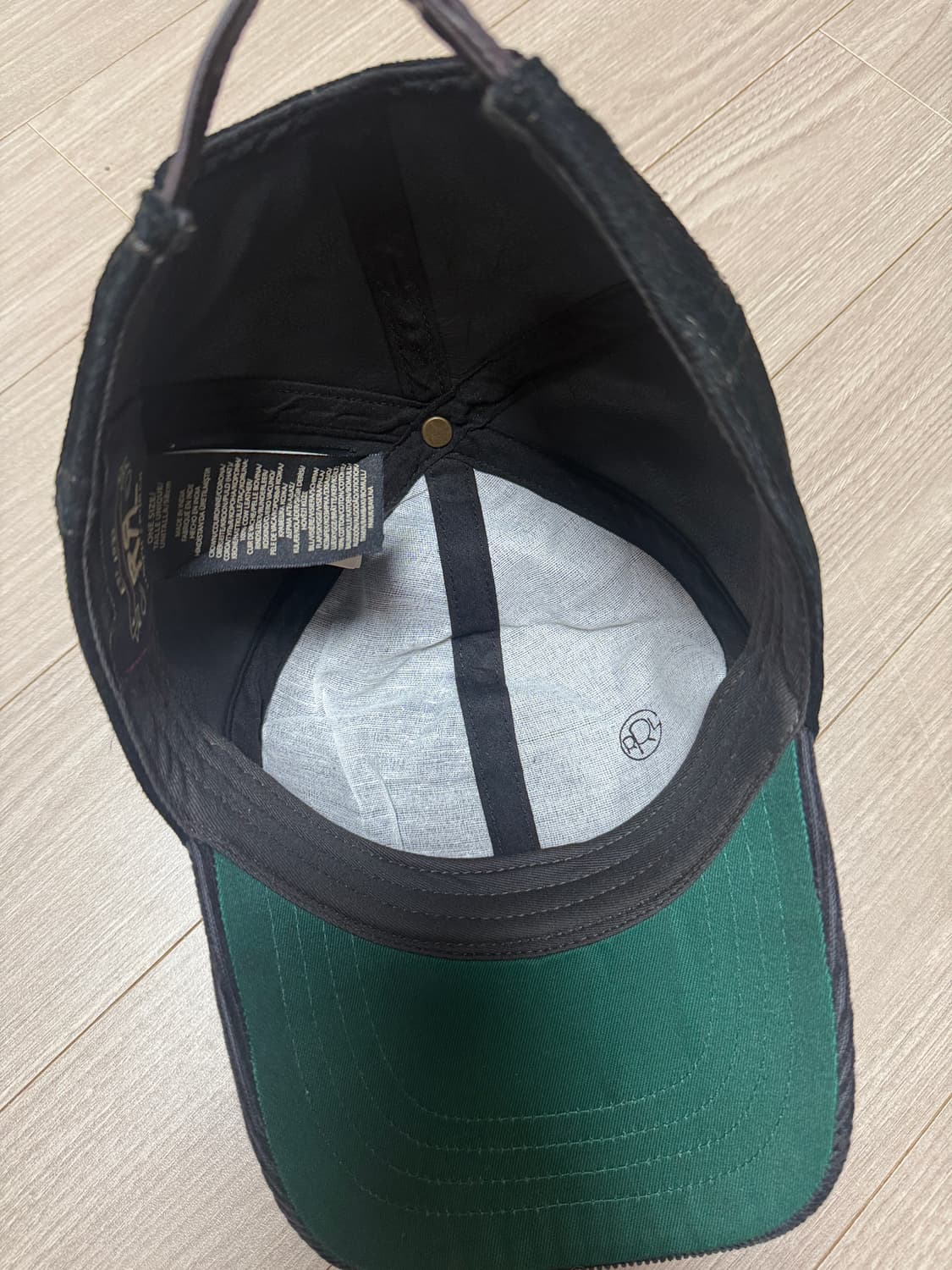 rrl 더블알엘 랜치로고 스웨이드 볼캡 상품이미지3