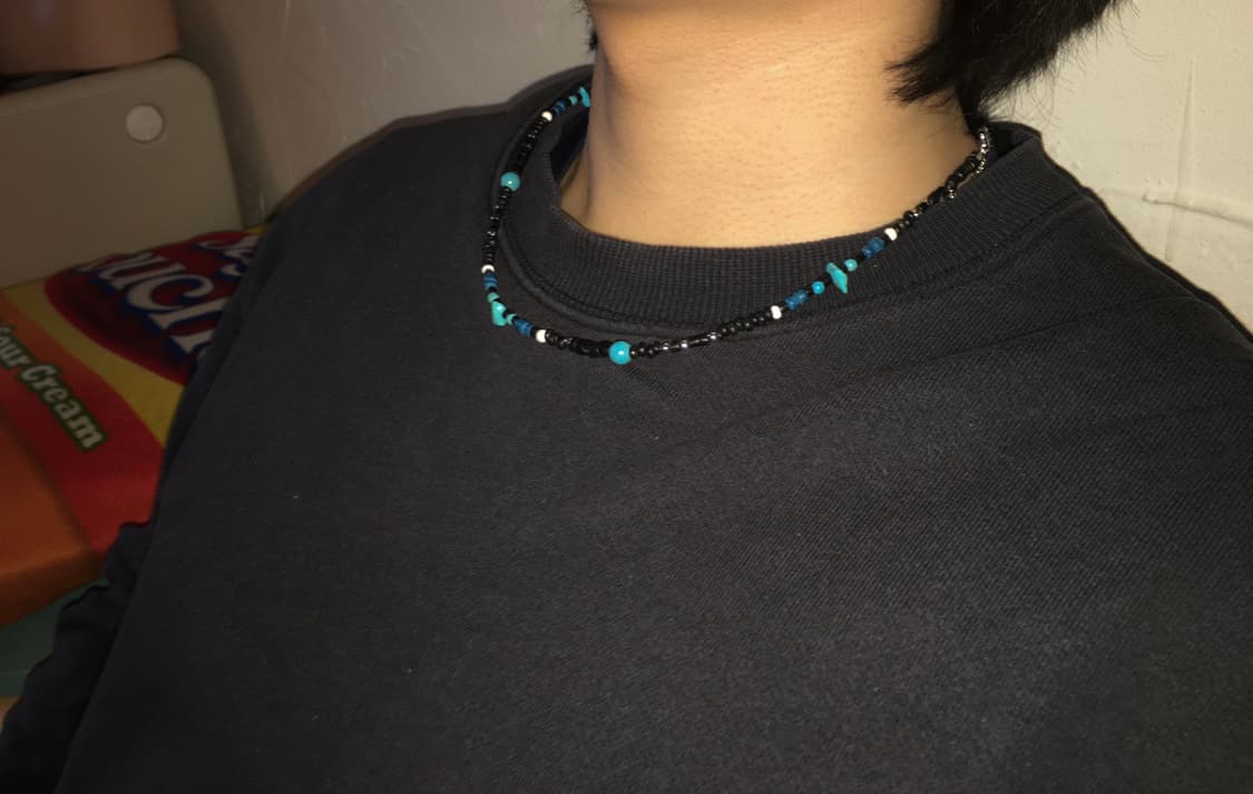 Black Turquoise necklace 상품이미지3