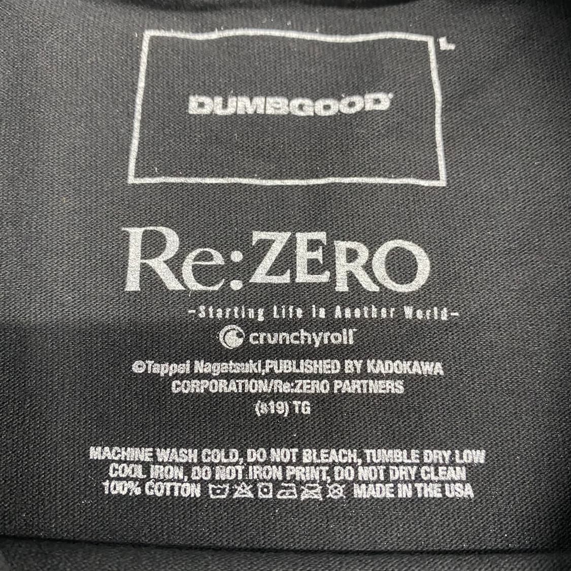 리제로 오피셜 애니메이션 티셔츠 상품이미지3