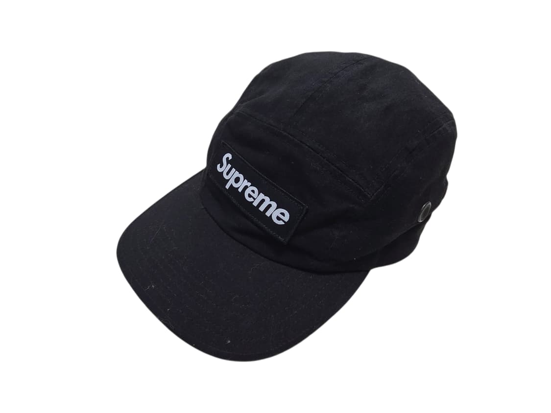 슈프림(Supreme) 블랙 박스로고 캠프 캡 상품이미지1
