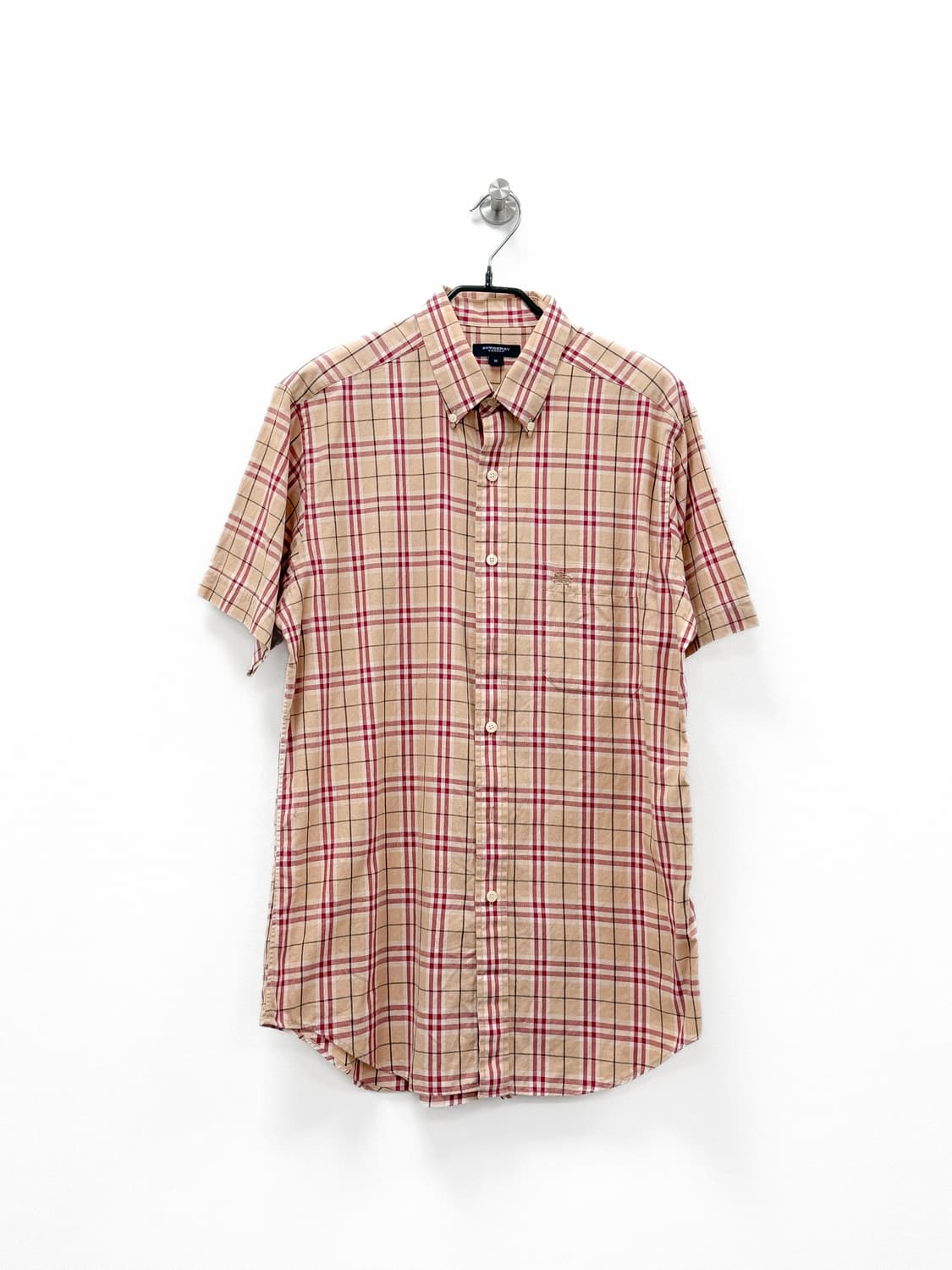 버버리 체크 숏슬리브 셔츠 상품이미지1