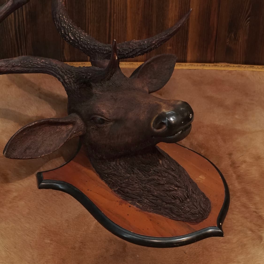 빈티지 소품 Red Deer 스톤 레진 헌팅트로피 상품이미지4