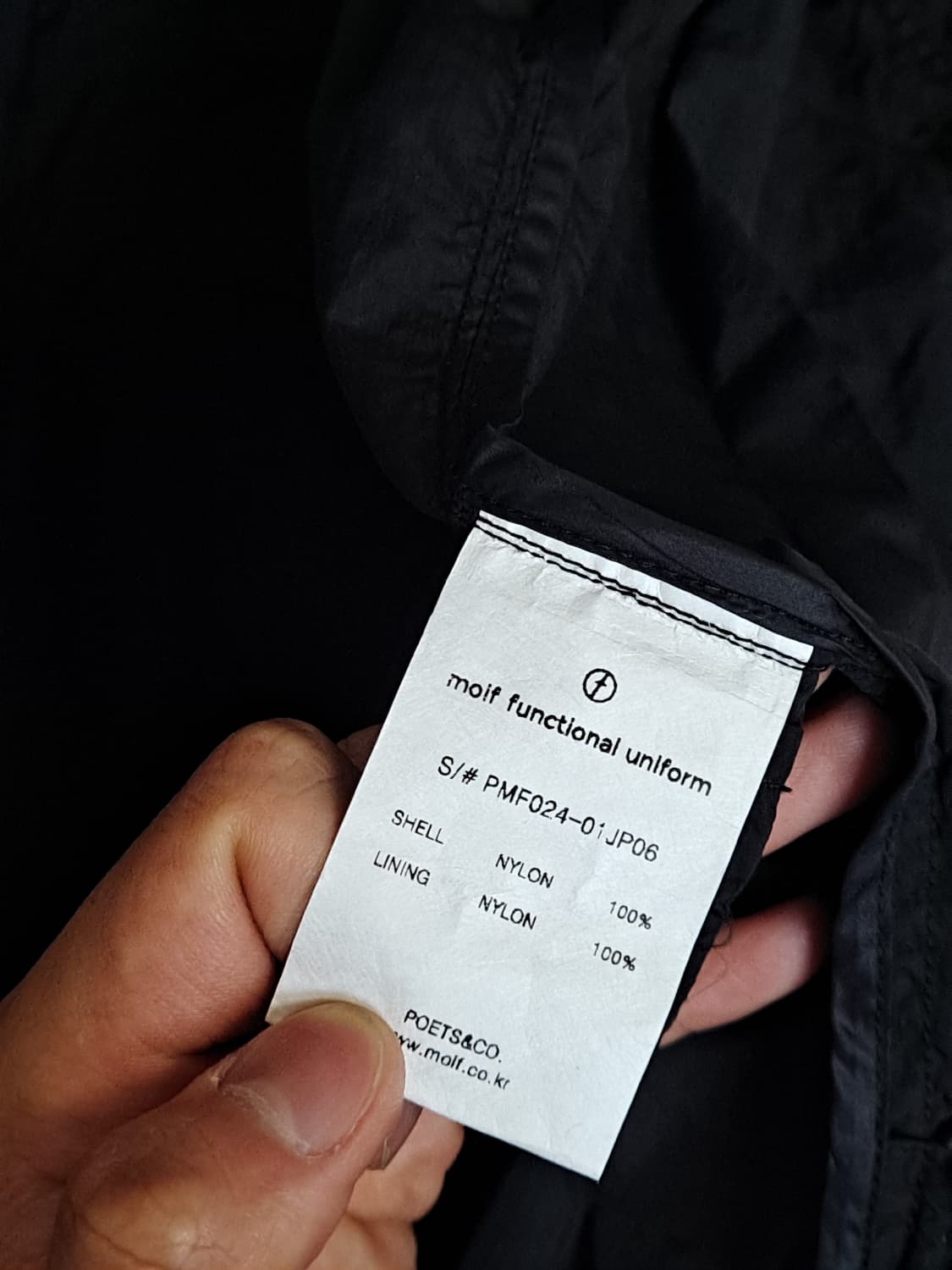 모이프 City Dweller Parka 블랙 M 상품이미지9