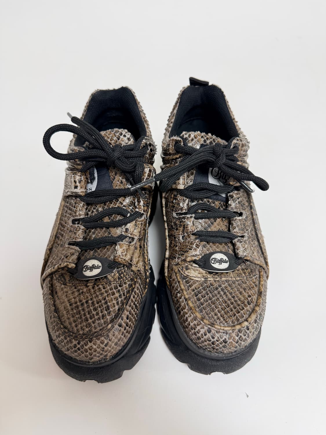 Buffalo x Junya Watanabe 파이톤 플랫폼 스니커즈 상품이미지2