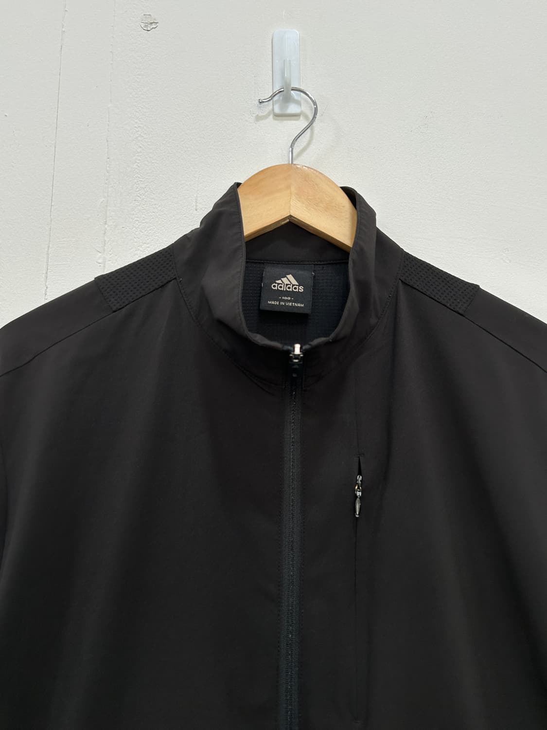 아디다스 라이트 우븐 집업 자켓 바람막이 100 블랙 상품이미지2