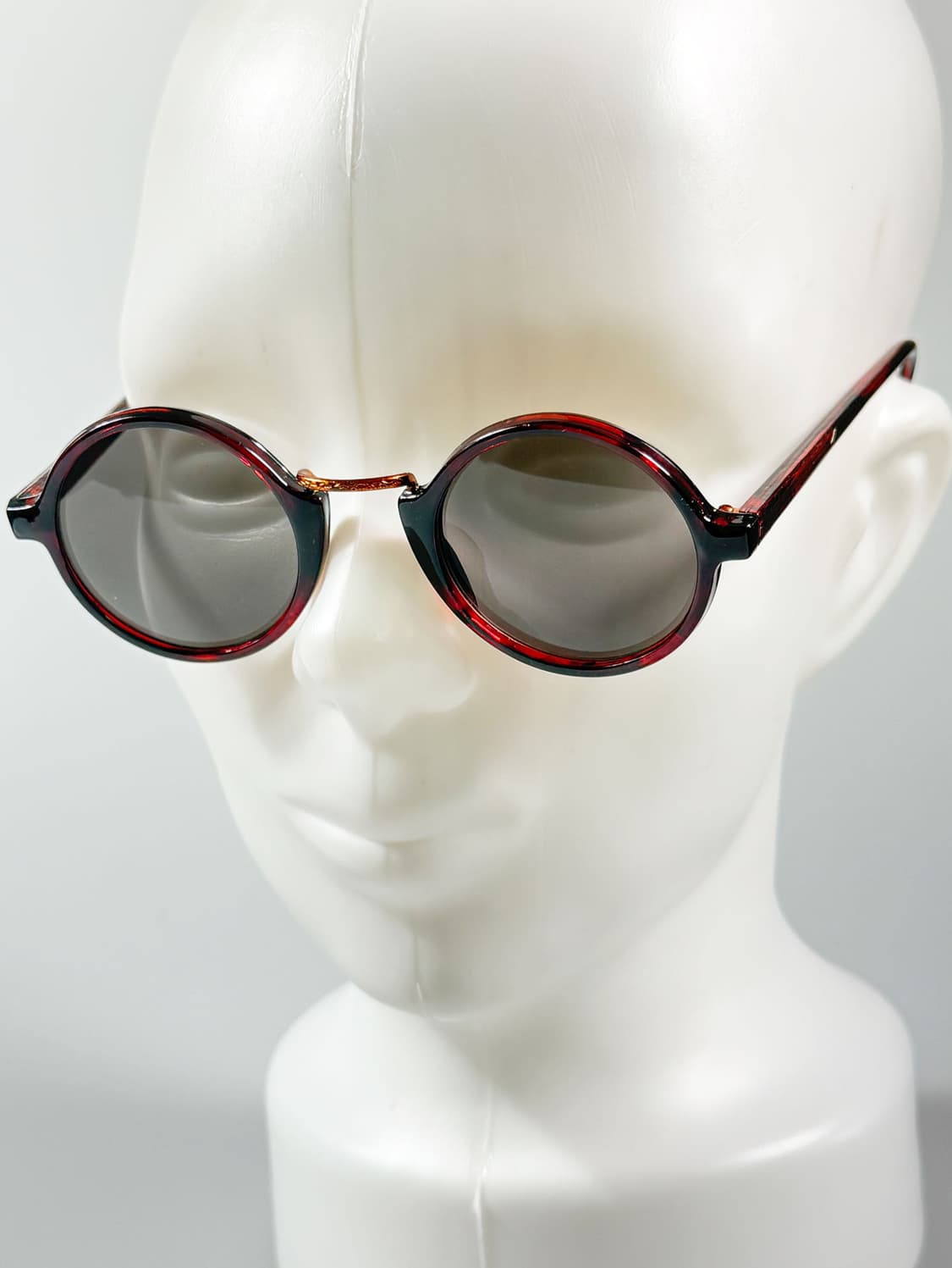 90s 일본제 다크호피 라운드 보스톤 빈티지 선글라스 상품이미지8