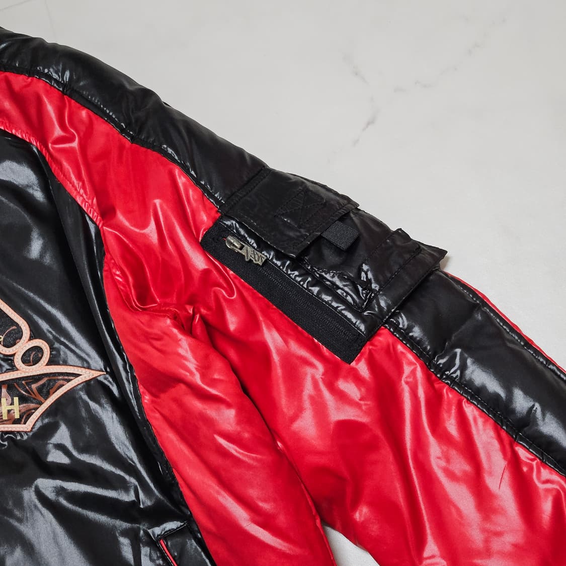 마자플라바 올드스쿨 덕다운 유광자켓 105 XL 상품이미지3