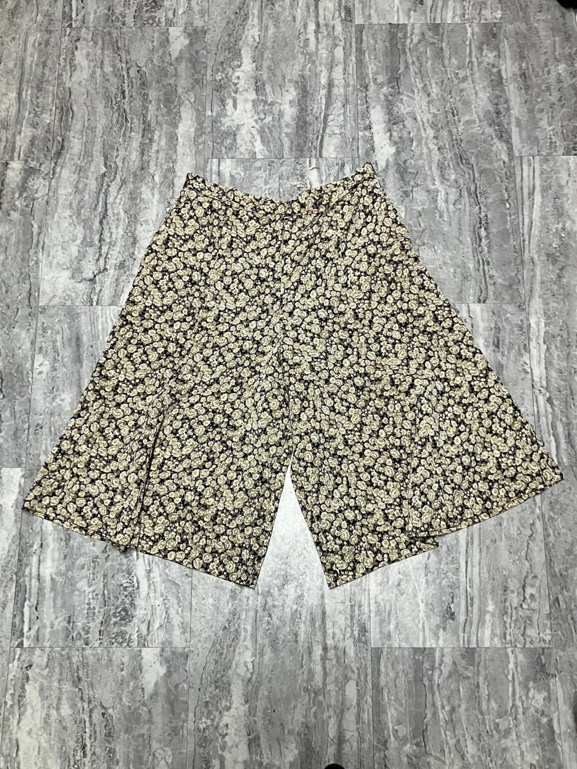 일본빈티지 하구미모리걸 달천깔페어리 플라워 버뮤다팬츠반바지 상품이미지1