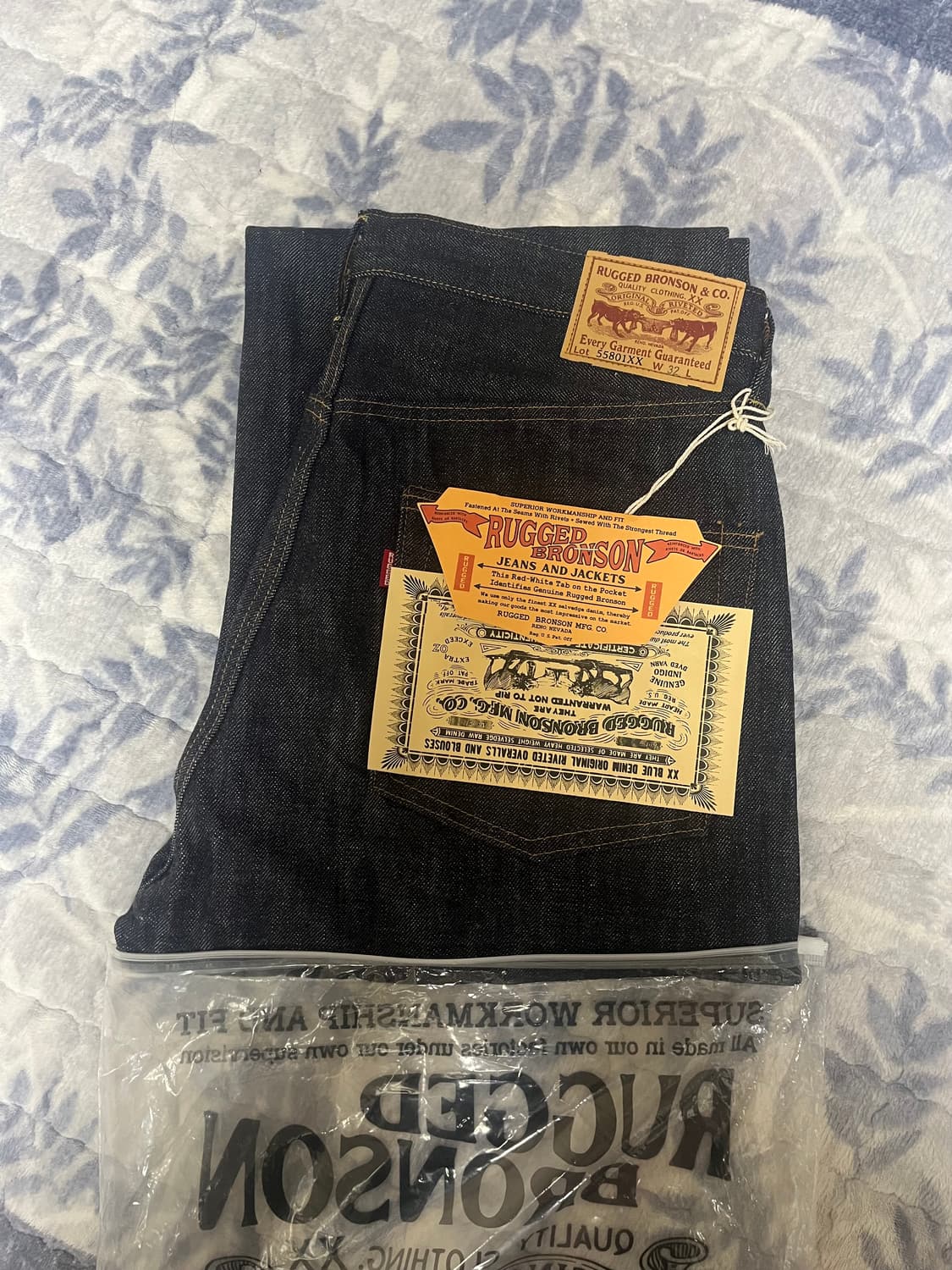 브론슨 55801XX 셀비지 데님 32사이즈 55501 상품이미지1