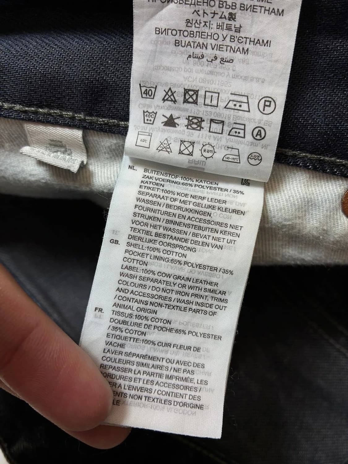 지스타로우 00's 3301 워싱 스트레이트 데님 팬츠 PN8843 상품이미지9