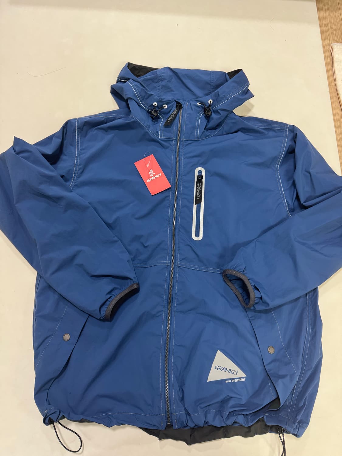 25ss 그라미치 앤드원더 브러쉬드 나일론 자켓 L 블루 상품이미지1