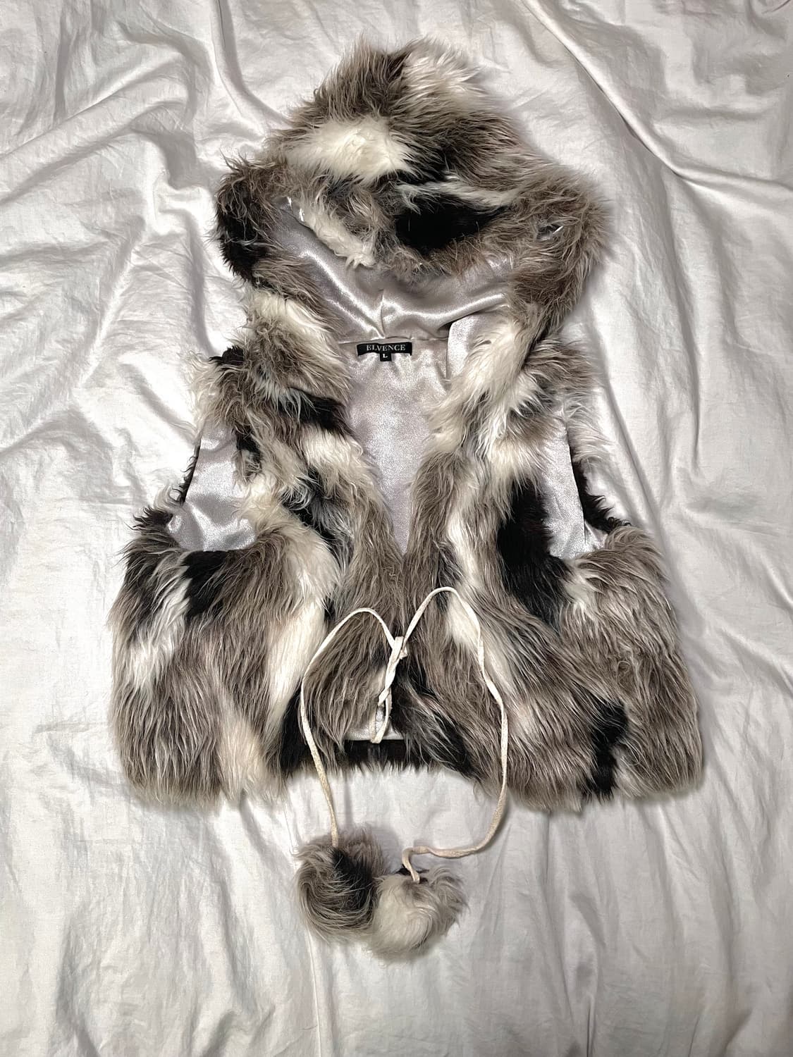 y2k pinterest fur vest vintage 핀터깔 털조끼  상품이미지1