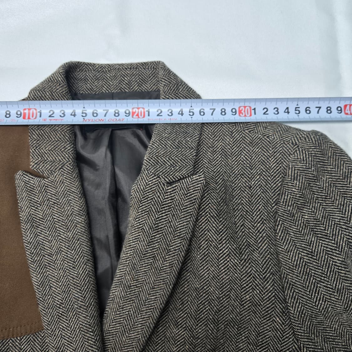 0193 켈리 도나휴 헤링본 울블랜딩브라운 헌팅 자켓 55 상품이미지6
