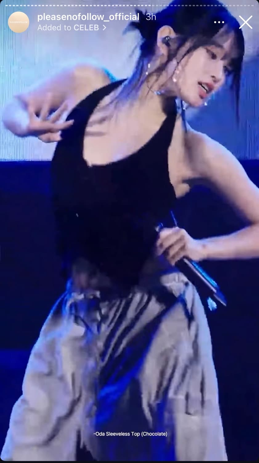[나띠착용] Oda Sleeveless Top Chocolate 상품이미지3