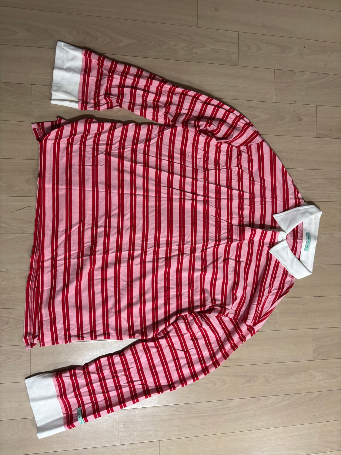 인스턴트펑크 Ms 스트라이프 롱슬리브 - 핑크 상품이미지1