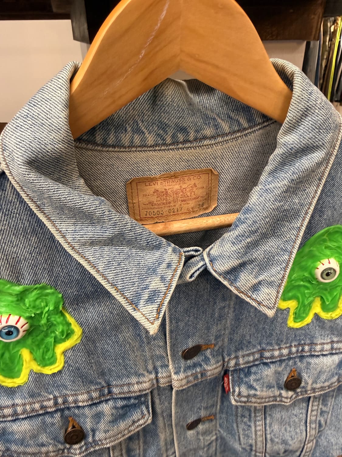 Levis 리바이스 3D 아이즈 커스텀 데님 자켓 상품이미지5