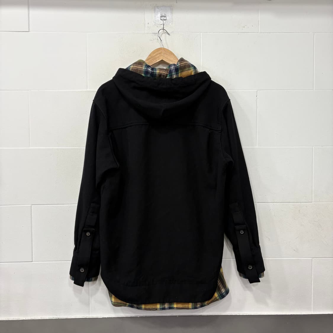 솔리드옴므 체크레이어드 자켓 상품이미지5