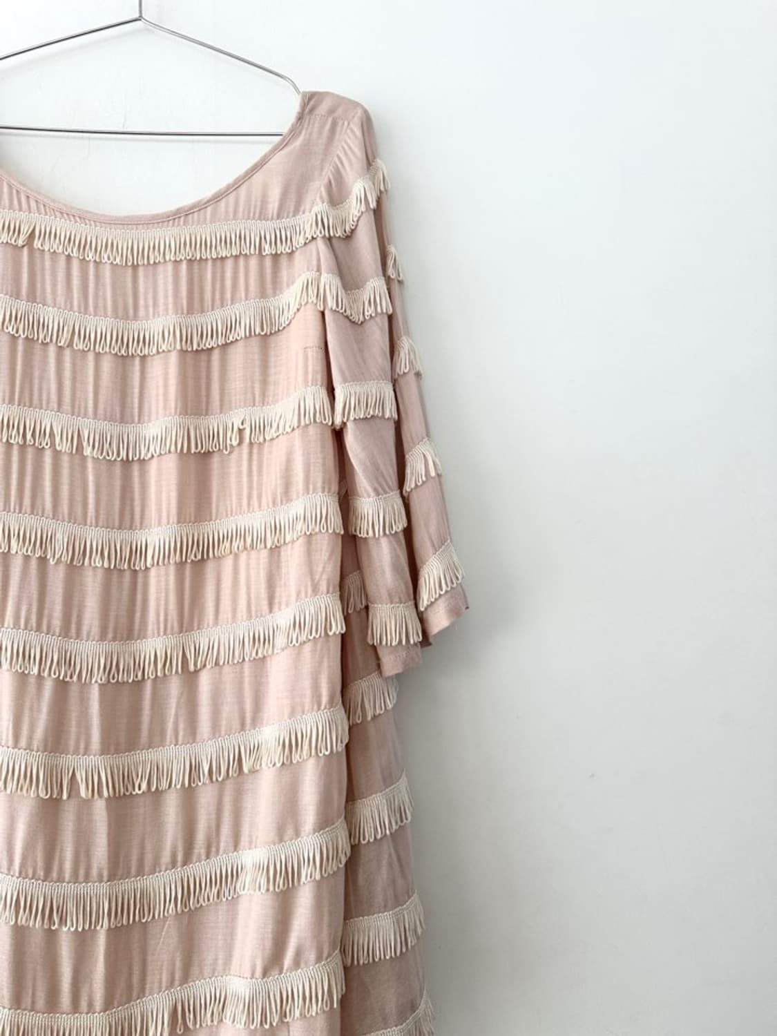 Tassel chic v-neck top & ops 상품이미지4