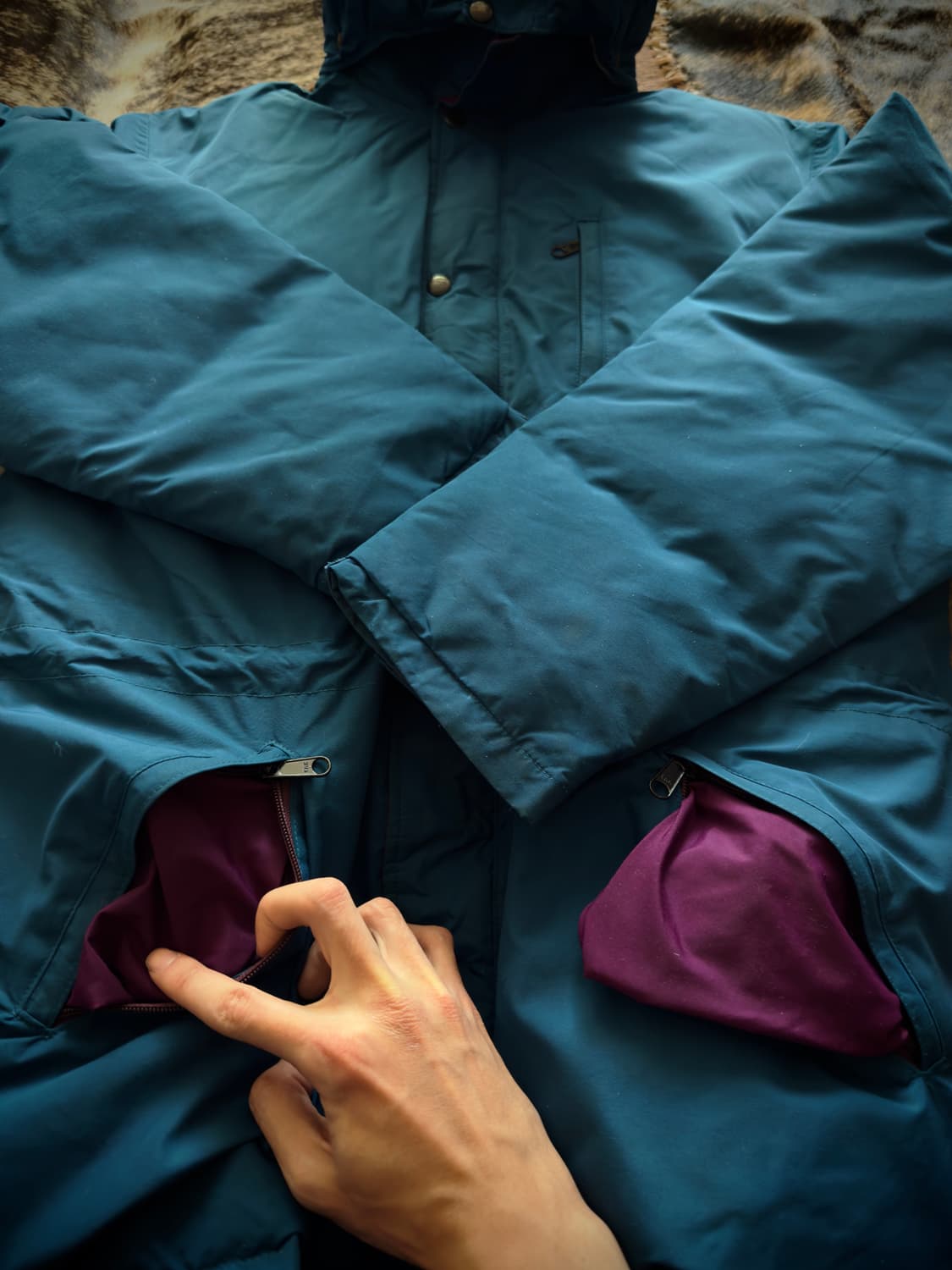 80s USA L.L.Bean Penobscot down parka 상품이미지6