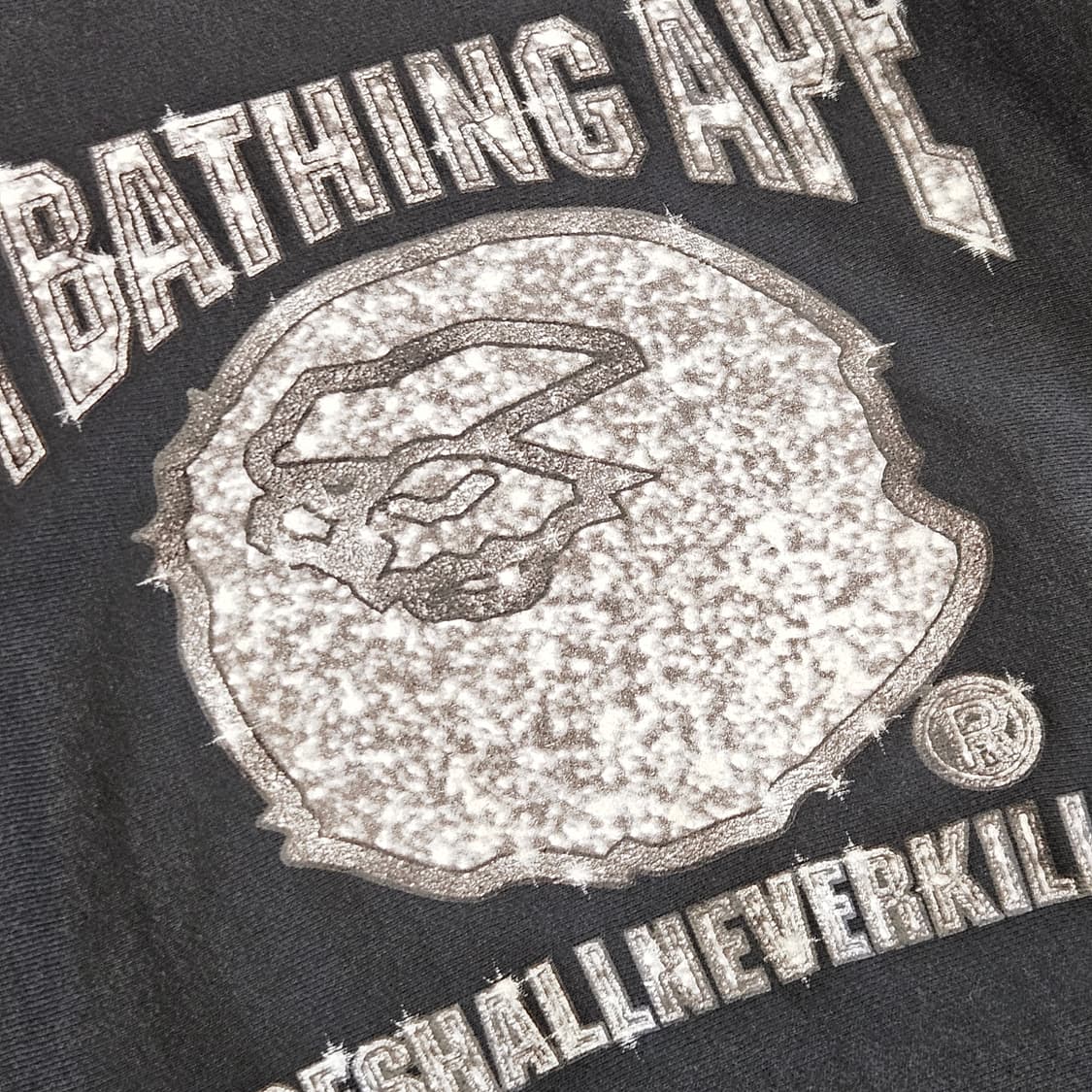 99-00 a bathing ape 베이프 캐시머니레코즈 맨투맨 M 상품이미지3