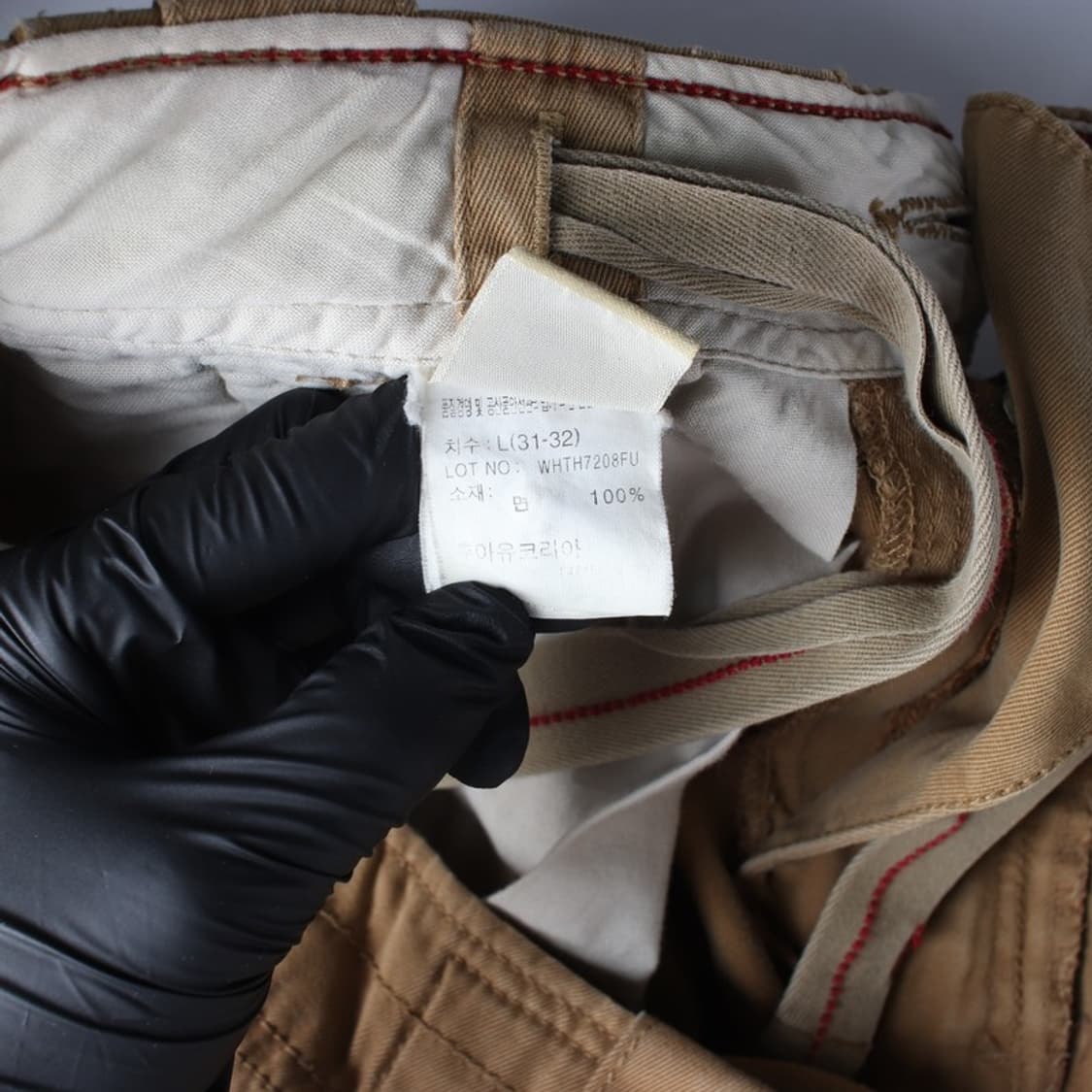 후아유 베이지 멀티 포켓 카고 하프 팬츠 L 상품이미지7