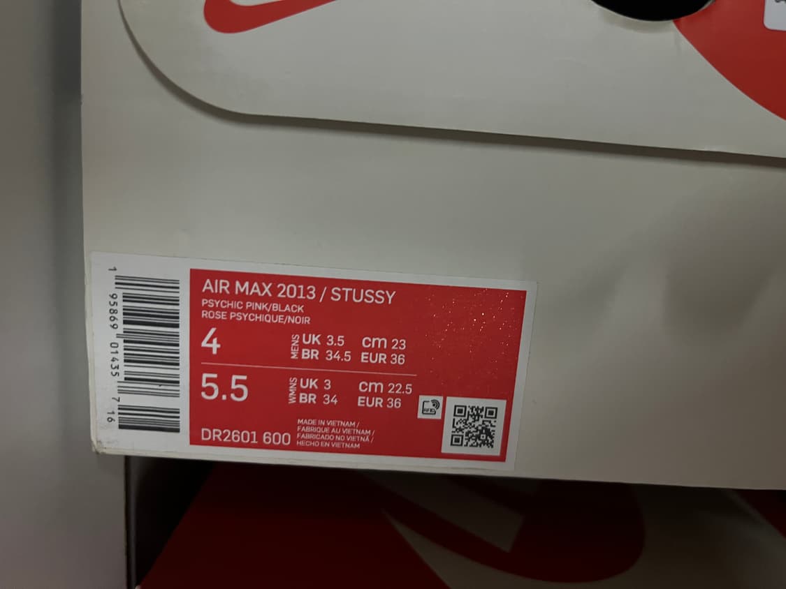 나이키 x 스투시 에어맥스 2013 싸이킥 핑크 상품이미지5