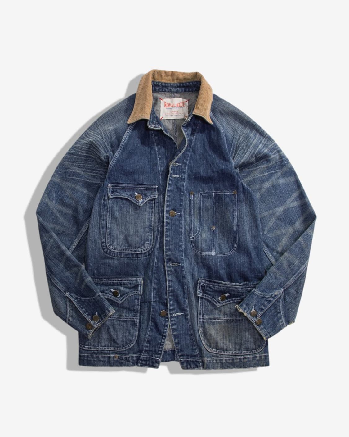 Royal Blue Denim Coverall Jacket 상품이미지2