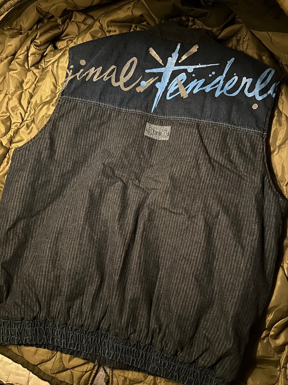 텐더로인 데님 베스트 L 상품이미지2