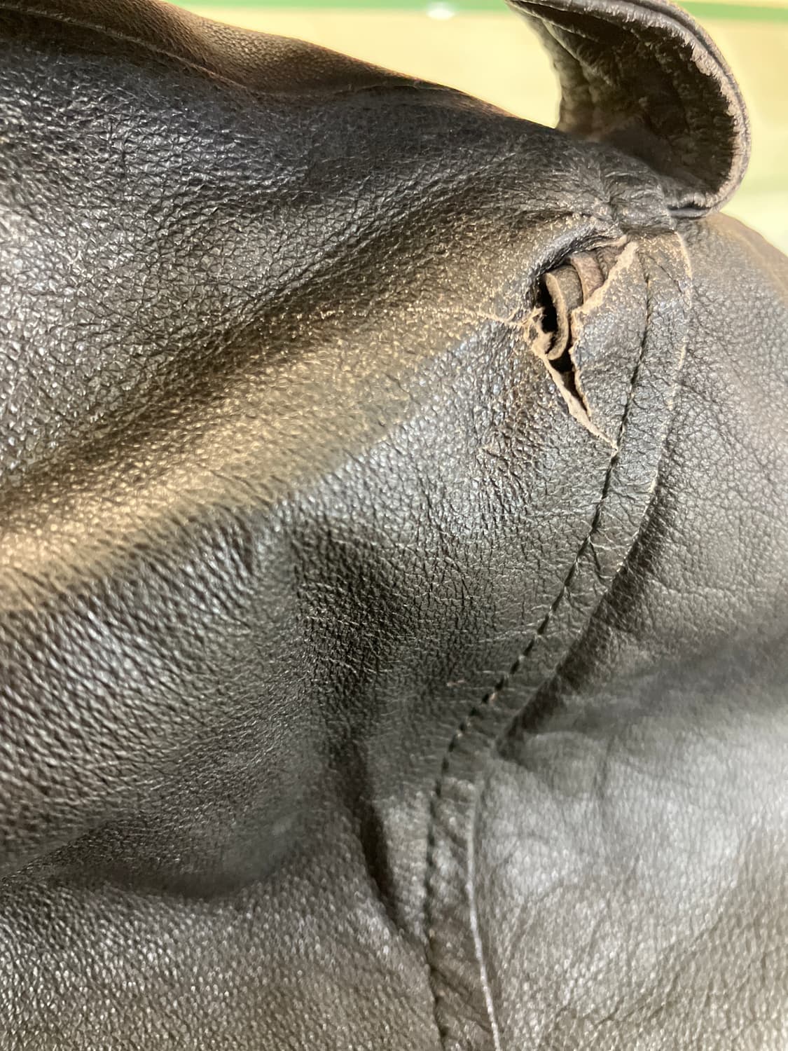 VTG 빈티지 양가죽 봄버 자켓 L 상품이미지7