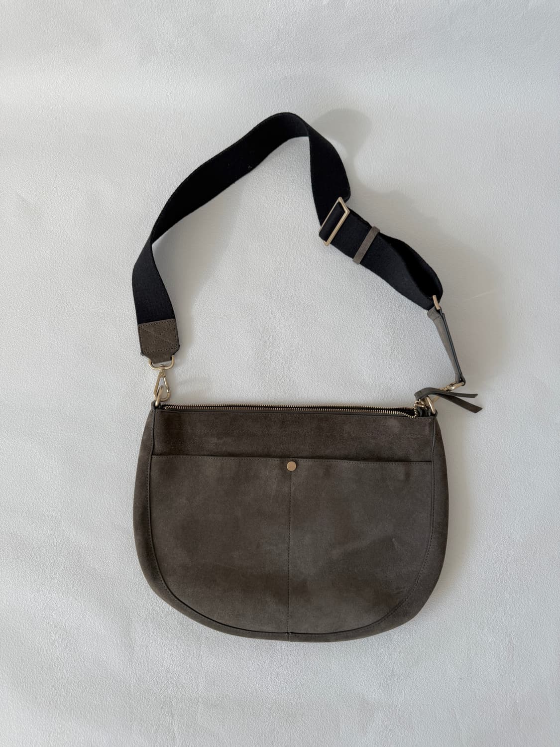 Pre owned 스웨이드 숄더 크로스백 상품이미지1