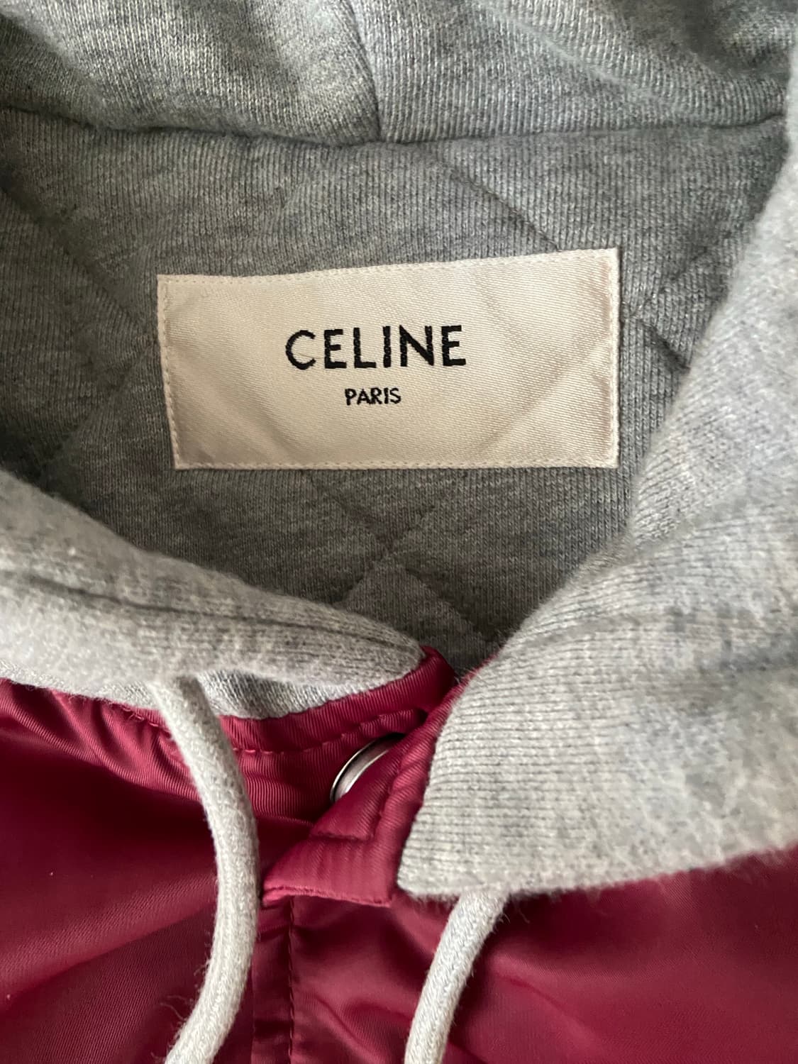 셀린느 나일론 오버핏 칼리지 바시티 자켓 사이즈 48 상품이미지3